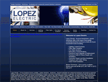 Tablet Screenshot of lopezelectricmass.com